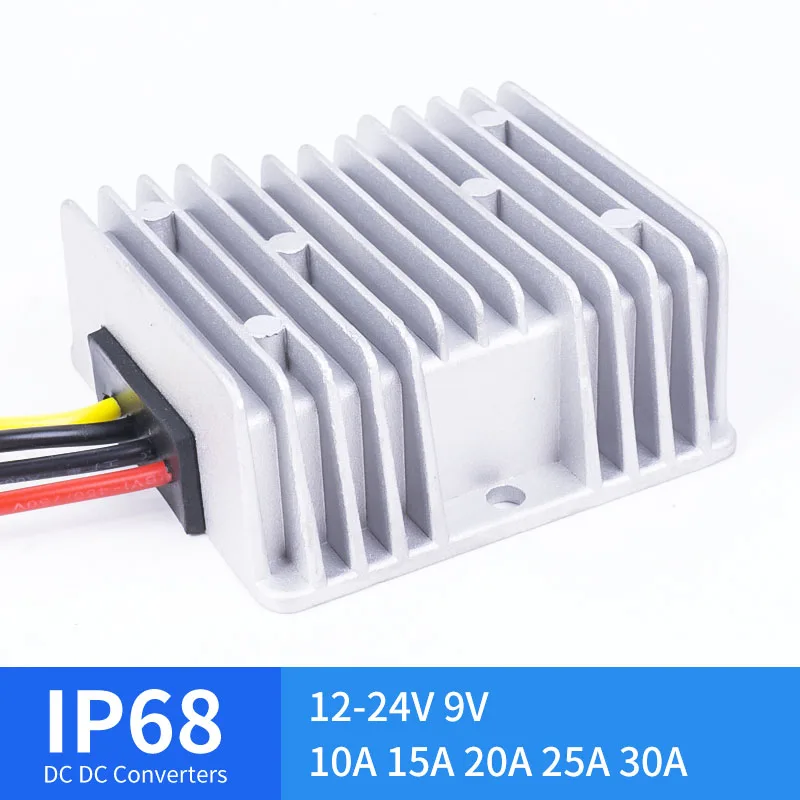 12 V-24 V 9V 10A 15A 20A 25A 30A понижающий преобразователь напряжения постоянного тока 12В до 48В DC-DC Напряжение регулятор, соответствует требованиям ce rohs для автомобильной