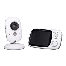 Беспроводной видеоняня монитор 2,4 ГГц с 3,2 дюймовым ЖК-дисплеем 2 способа аудио разговора ночного видения камера безопасности няня монитор сна ребенка