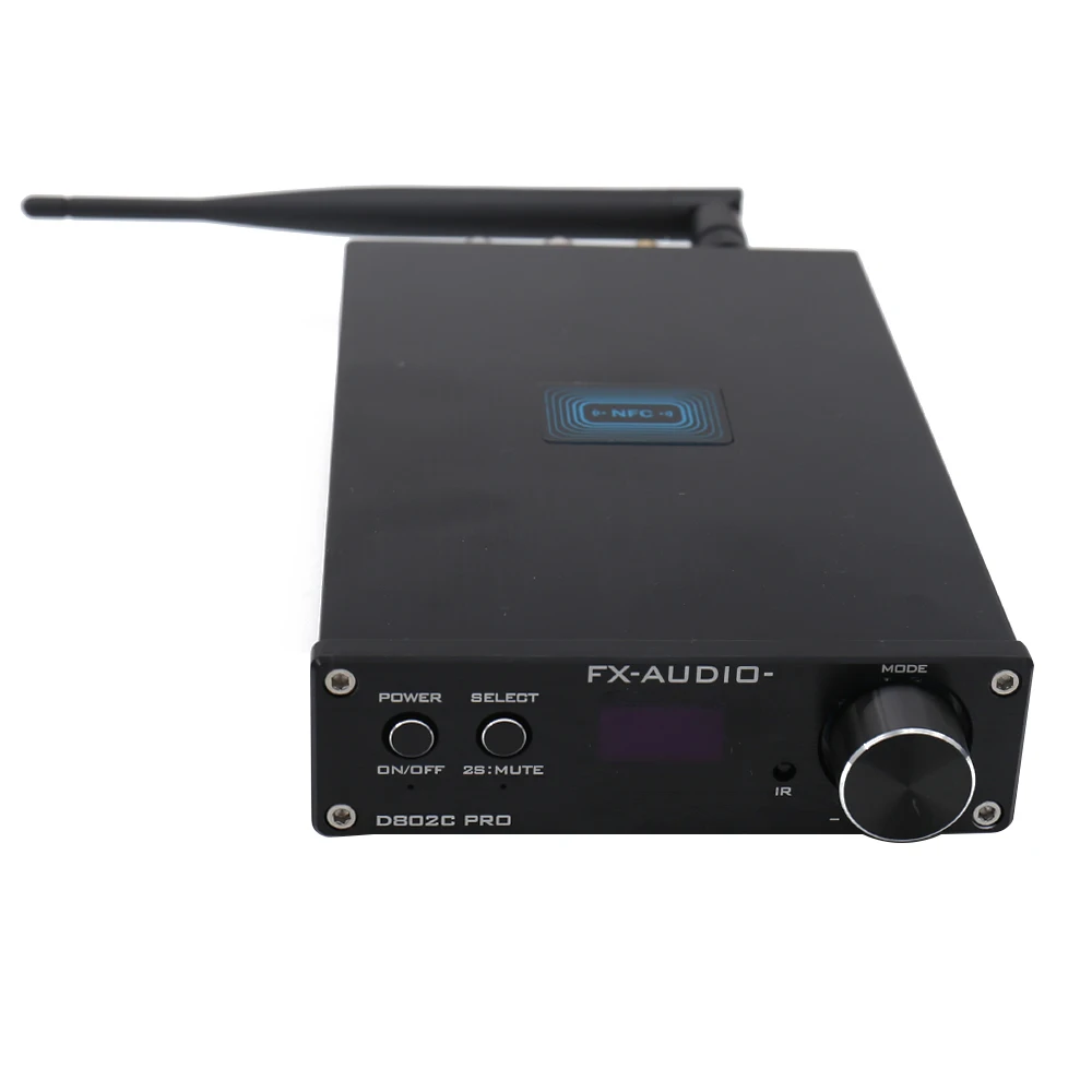 Цифровой усилитель FX Audio D802C PRO беспроводной Bluetooth USB/AUX/оптический/коаксиальный с