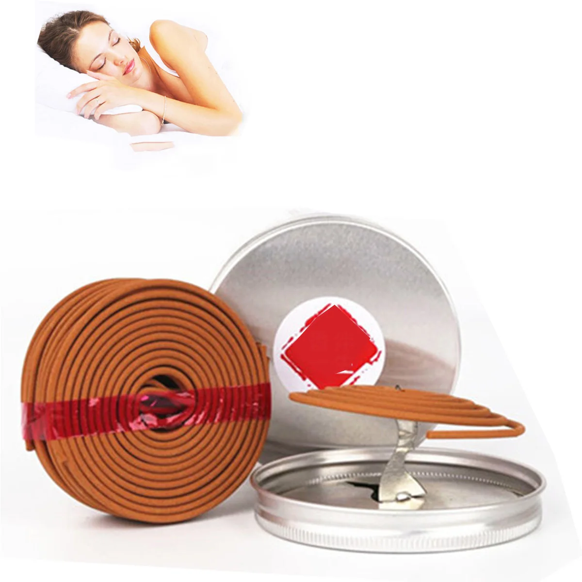 

48Pcs/box Mosquito Dispeller Coils Anti Midge Repellant Mosquito Repellent Home Camping Outdoor with Holder