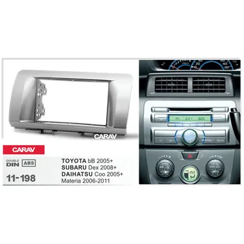 

Radio Fascia for TOYOTA bB SUBARU Dex DAIHATSU Coo Materia Double Din Radio DVD Stereo CD Panel Dash Mount CARAV 11-198
