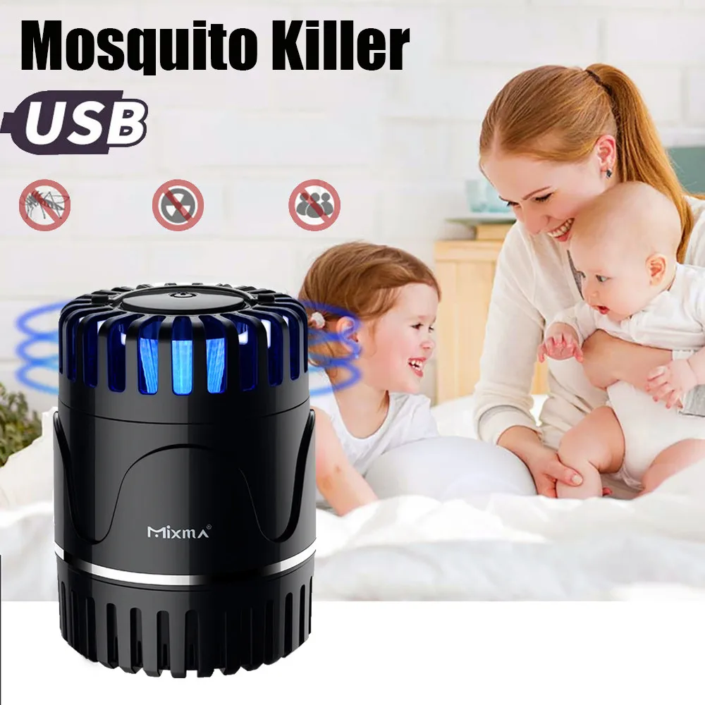 

2019 Anti Electric Fly Bug Zapper Mosquito Insect Killer LED Light Trap Lamp Pest Control convenient and practical Household