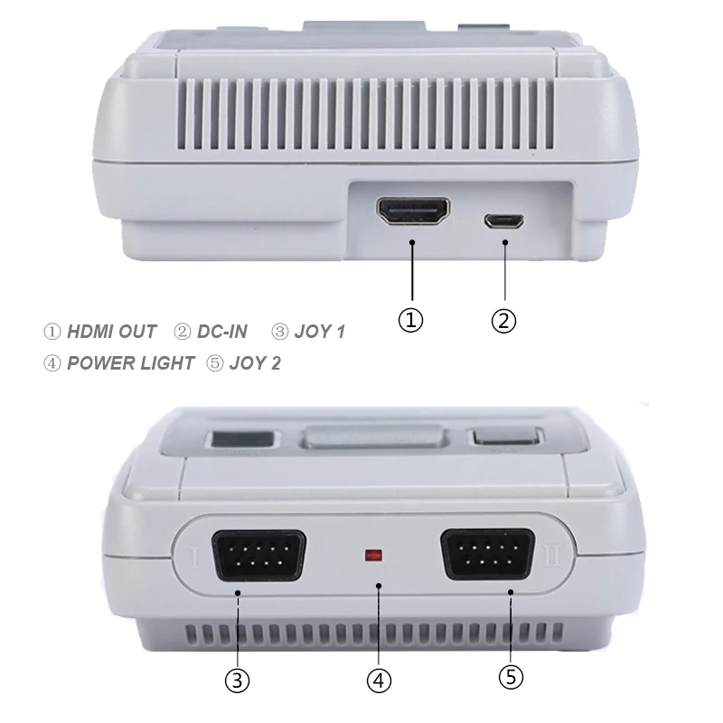 Мини-игровая консоль, встроенные 621 ретро-игры, поддержка HDMI Out SNES, игровой плеер, двойной ручной ТВ игровой консоли, лучший подарок