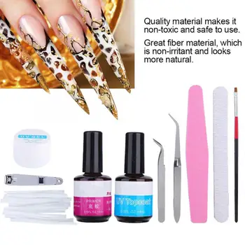 

Professional 1 Set Fiberglass Extension Nail Art Tool Set Manicure Kits h