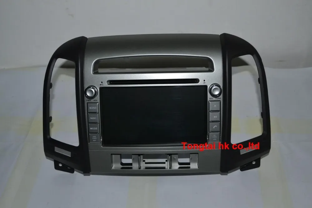 Top 7" Android 7.1 for hyundai SANTA FE 2006 2012 car DVD radio player  3 hole,gps navigation,3G,BT,Wifi,2GB Russian,english 6