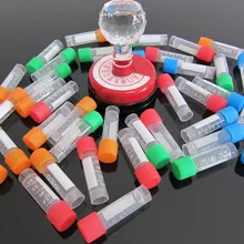 Tube-Laboratory Centrifuge-Tube 100pcs for Lab-Analysis with Colorful Screw-Cap