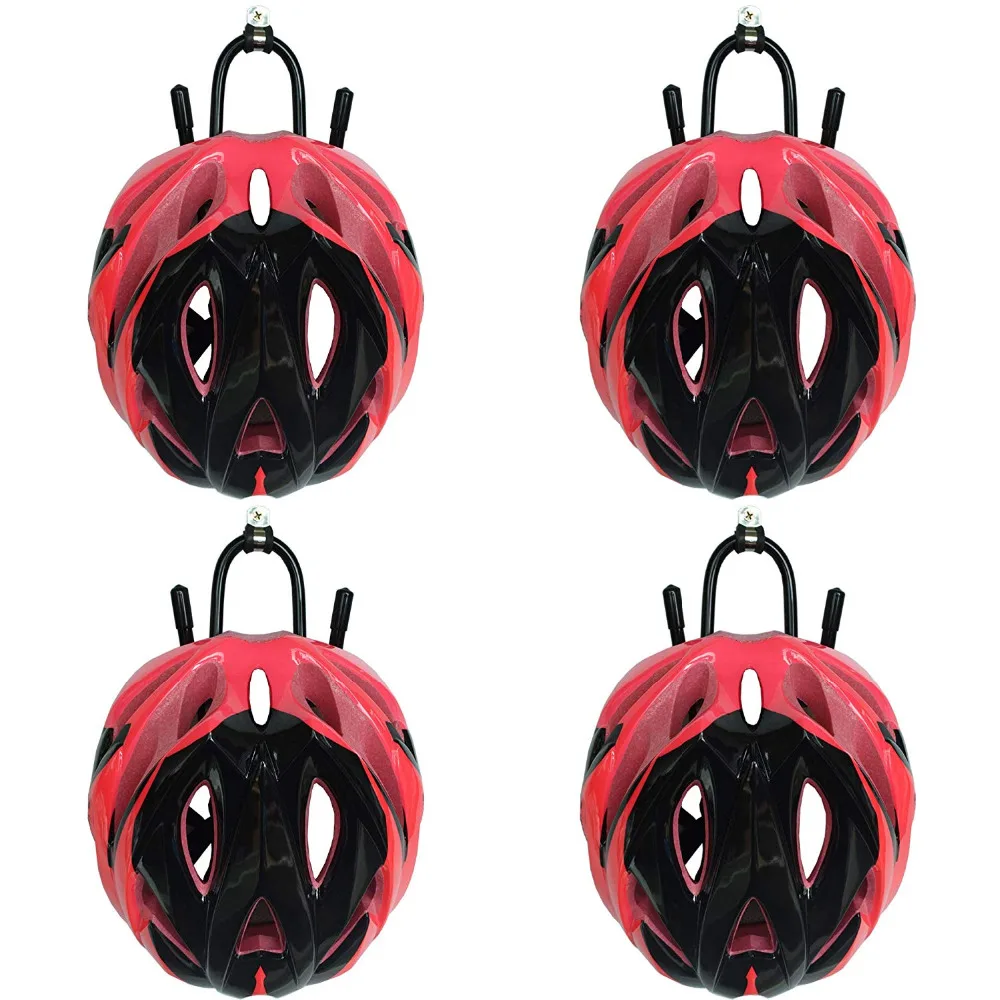 Bike Helmet Rack Riding Helmet Hanger Storage Holder -4/PK- No Helmet