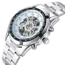Automatic watch men’s wristwatch Classic Luxury Transparent Skeleton Mechanical Watches Brand Military Relogio Masculino