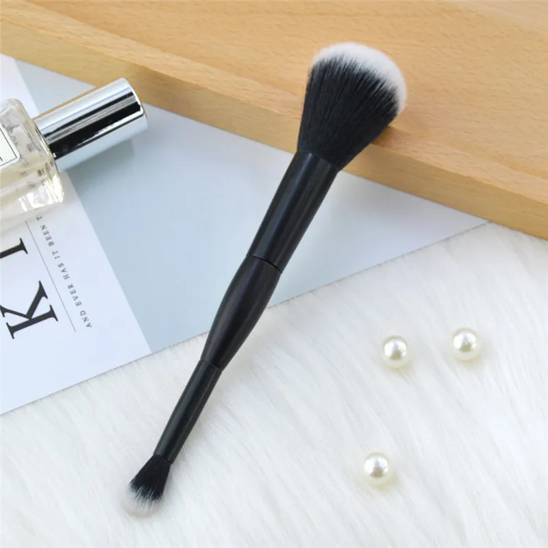 Double Head powder Blusher Brush Professional highlighter Brush Face