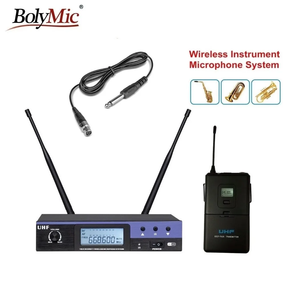 Беспроводной UHF microfono система для гитары и басов профессиональный|wireless guitar|uhf