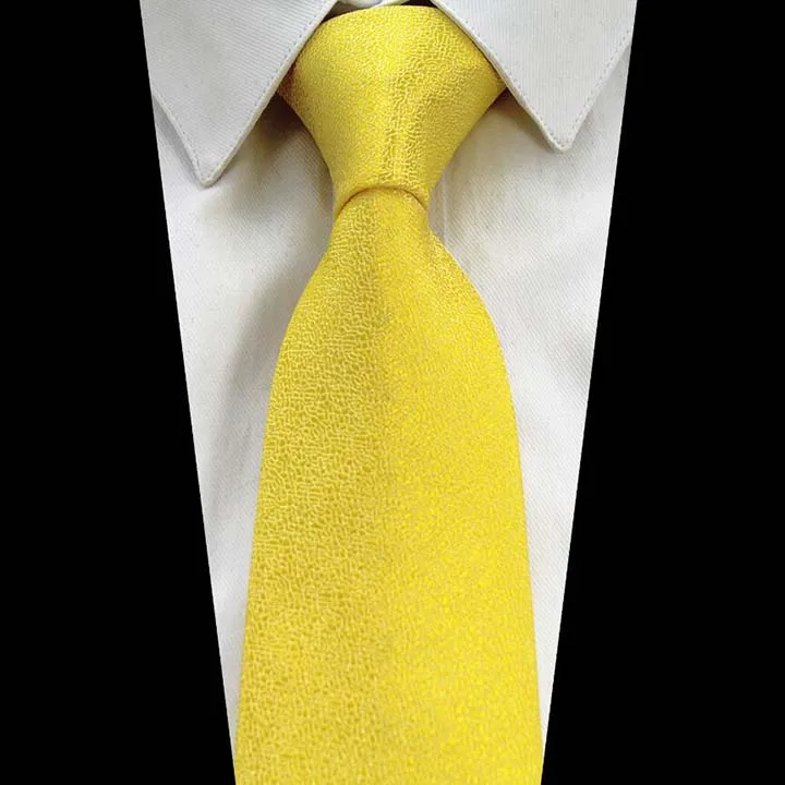 RBOCOTT мужские классические плотные галстуки Красный Зеленый Желтый Серый Черный 8 см простой галстук для мужчин Роскошный шелковый галстук для деловой свадьбы - Цвет: 12