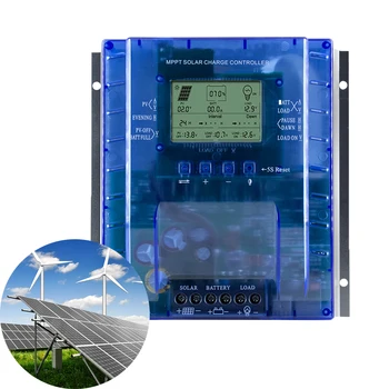 

MPPT Smart Charge Controller 40/60A MPPT Solar Charge Controller 12V/24V Auto Switch Solar Controller Max 1040W/1500W Input