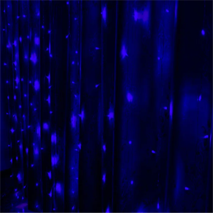 3 м* 3 м 300 светодиодный светильник для занавесок Новогоднее украшение Рождественские украшения для дома Natale Arvore De Natal Decoracion Navidad. Q - Цвет: Синий