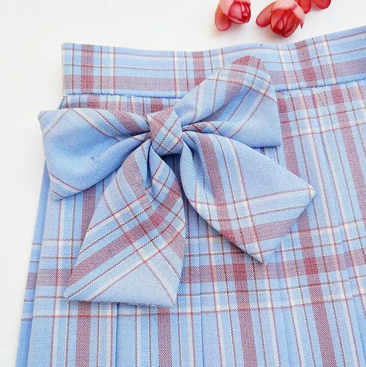 Японская Корейская версия коротких юбок, школьная форма, костюм Jk, плиссированная юбка Лолиты для девочек, школьная клетчатая плиссированная юбка JKA2