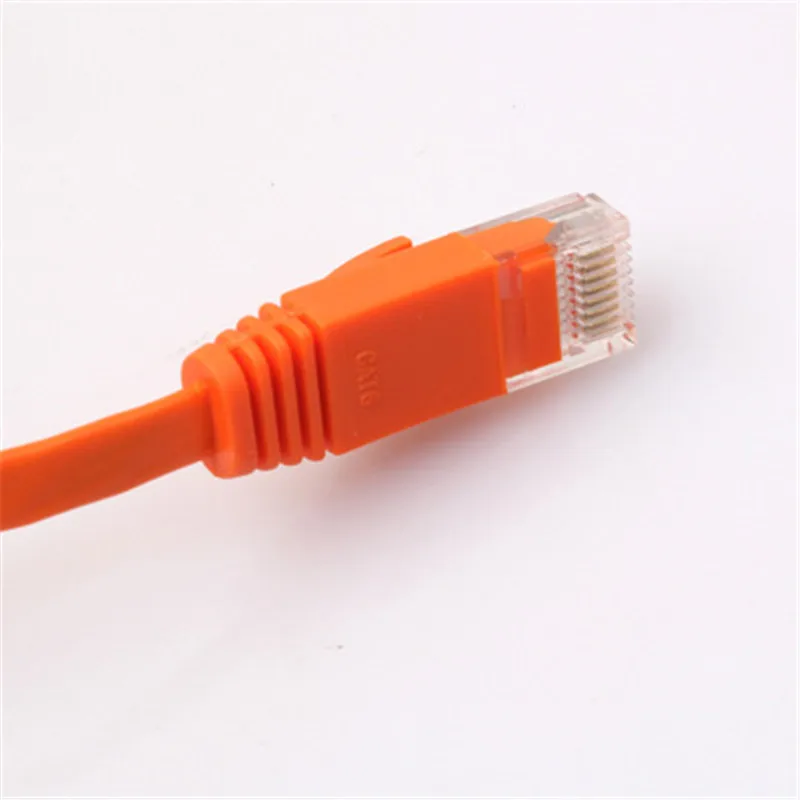 

Six types of Gigabit flat finished network cable pure copper computer network cat6 flat jumper gd02