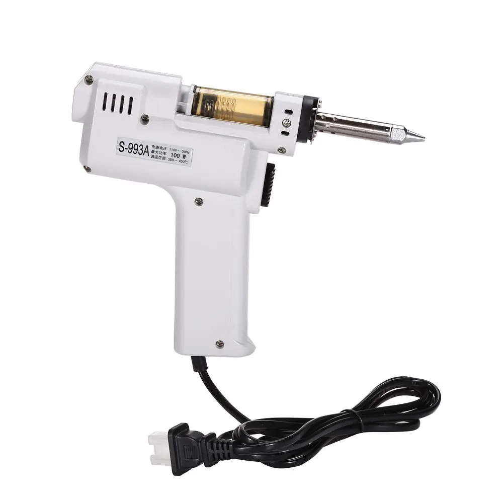 stainless steel electrode Desoldering Gun Electric Absorb Gun S-993A Vacuum Desoldering Pump Solder Sucker Gun 220V/110V 100W De-solder Gun cast iron welding rod