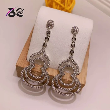 

Be 8 2019 New Vintage Statement Earrings Long Drop Dangle Earrings Gourd Shape for Women Fashion Jewelry Boucle D'oreille E856