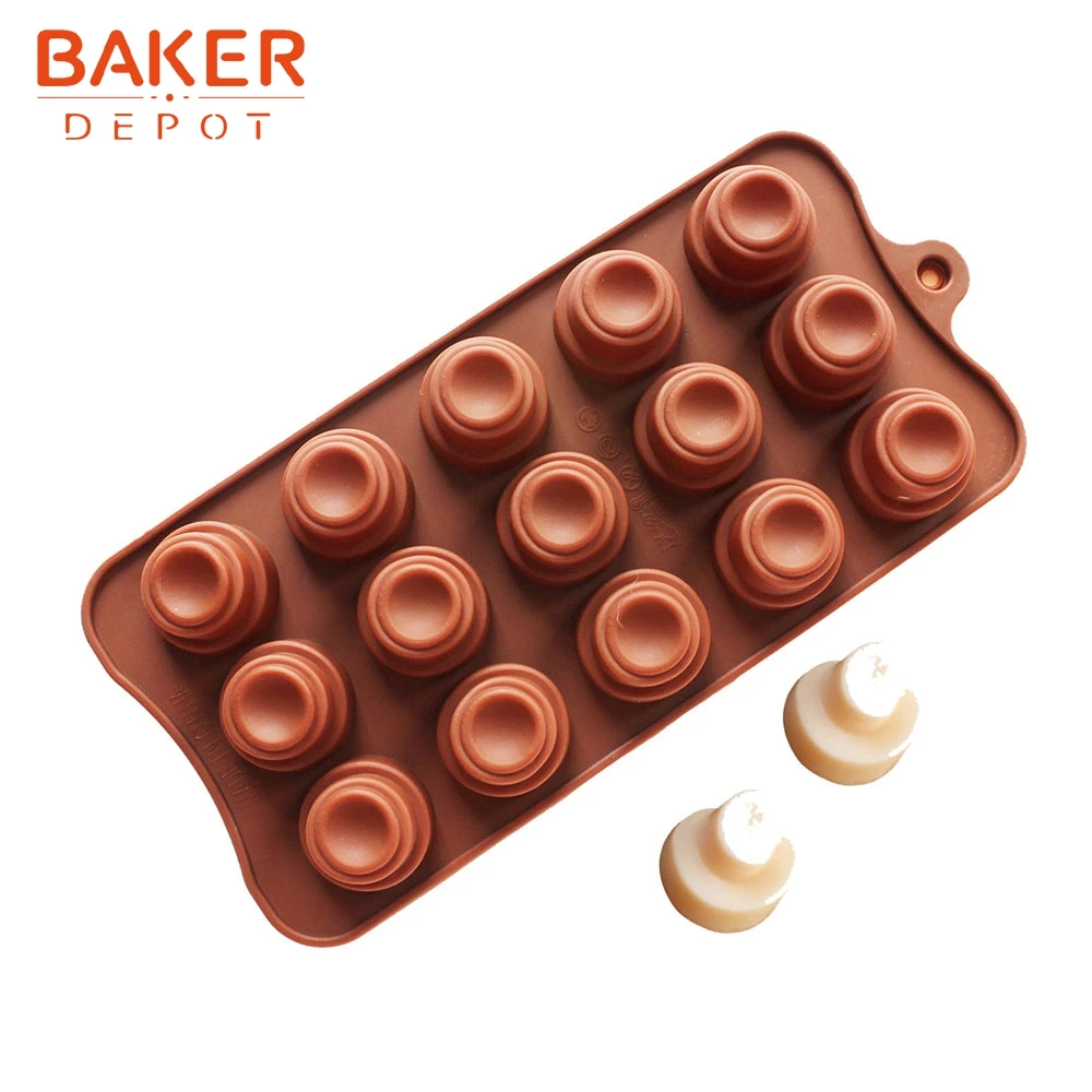 BAKER DEPOT, силиконовая форма для шоколада, конфет, липкое мыло, форма для льда, jello, форма для печенья, кондитерских изделий, украшения торта, кондитерские инструменты для выпечки - Цвет: CDSM-172