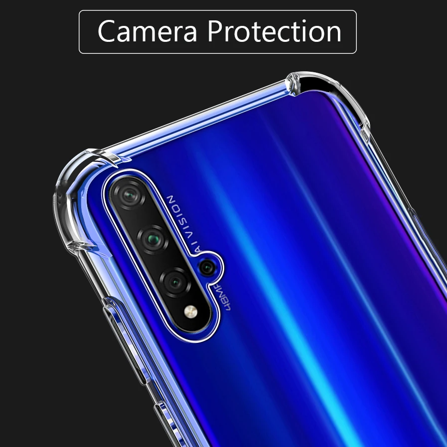 Lainergie чехол для Huawei Nova 5 Pro подушка безопасности супер защита мягкая прозрачная