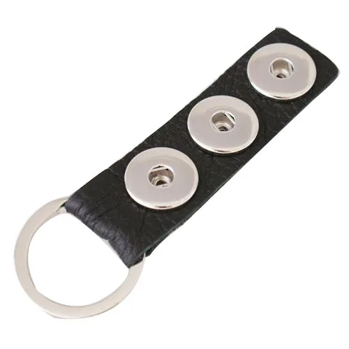 

Wholesale high quality hot selling black snaps Keychain buttons Keychain factory snaps buttons KB0903-K3