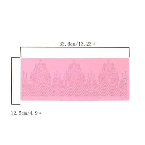 Кружева силиконовые формы Плесень Сахар ремесло фондан подставка для украшения торта инструменты для выпечки