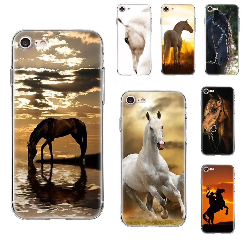 

Omdnwd Soft TPU Cell Phone Case Cover For Samsung Galaxy A3 A5 A7 J1 J2 J3 J5 J7 2015 2016 2017 Horse Animal