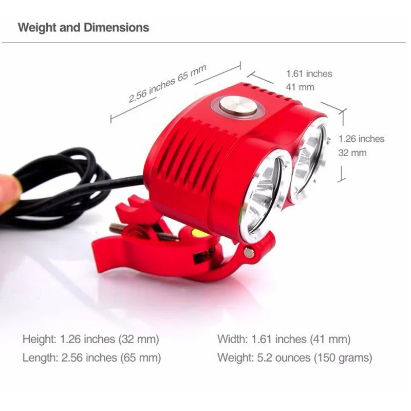 Excellent 10000 Lumen Waterproof 6*XM-L T6 LED Bicycle Light Bike Light Lamp 0 Excellent 10000 Lumen Waterproof 6*XM-L T6 LED Bicycle Light Bike Light Lamp 0