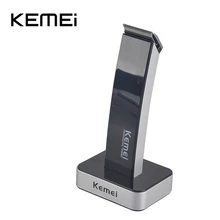 Перезаряжаемая машинка для стрижки волос электрическое лезвие для машинки для бритья Парикмахерская резка борода триммер Стрижка Набор беспроводной KEIMEI KM-619