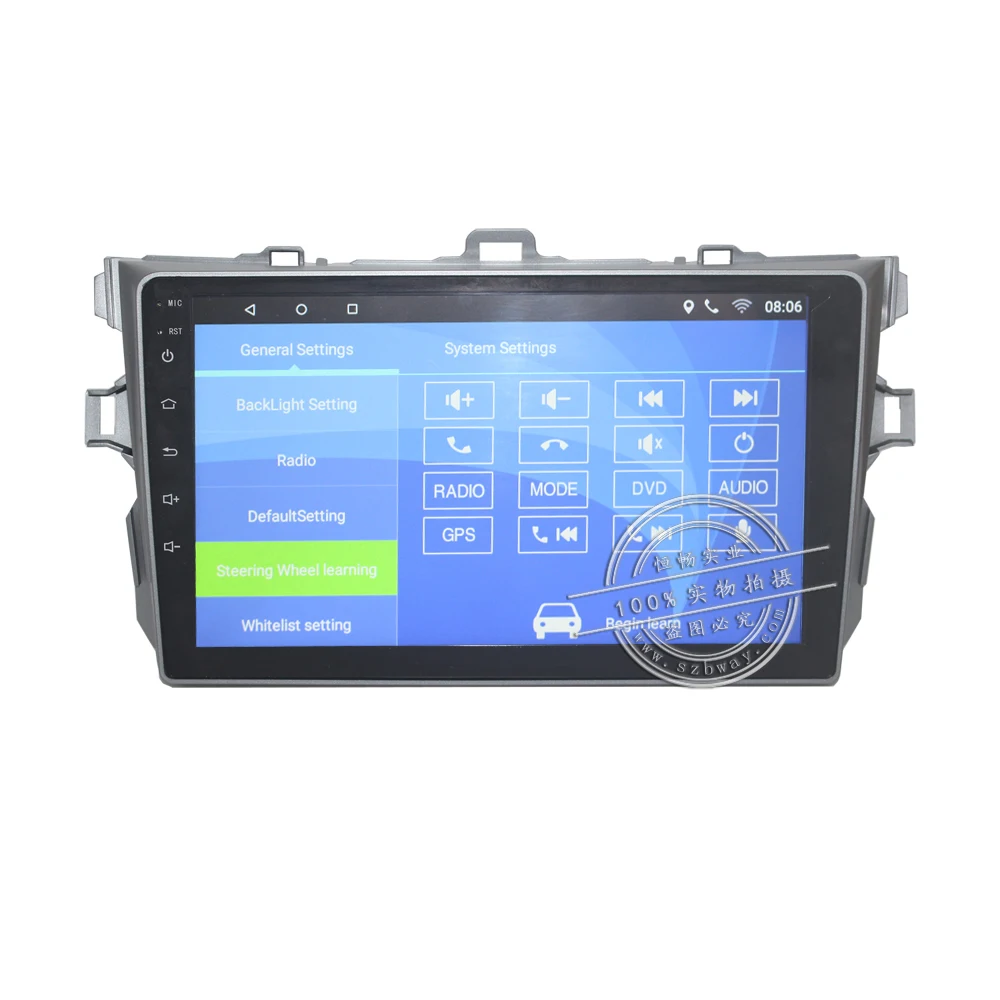 Top HANGXIAN 9" Android 7.0 Car Multimedia Radio dvd gps Player For Toyota Corolla 2007 2008 2009 2010 2011 car stereo navigation 14