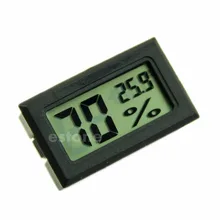 Гигрометр термометр цифровой lcd Измеритель температуры и влажности-50~ 70 градусов 10%~ 99% RH Белый Черный Цвет Y058 горячая распродажа