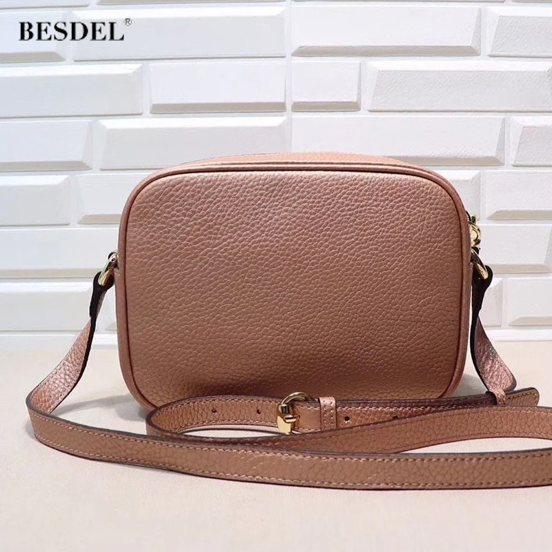 

luxury brand Women cow leather handbags tide Europe fashion first layer of cowhide women bag handbag diagonal cross package