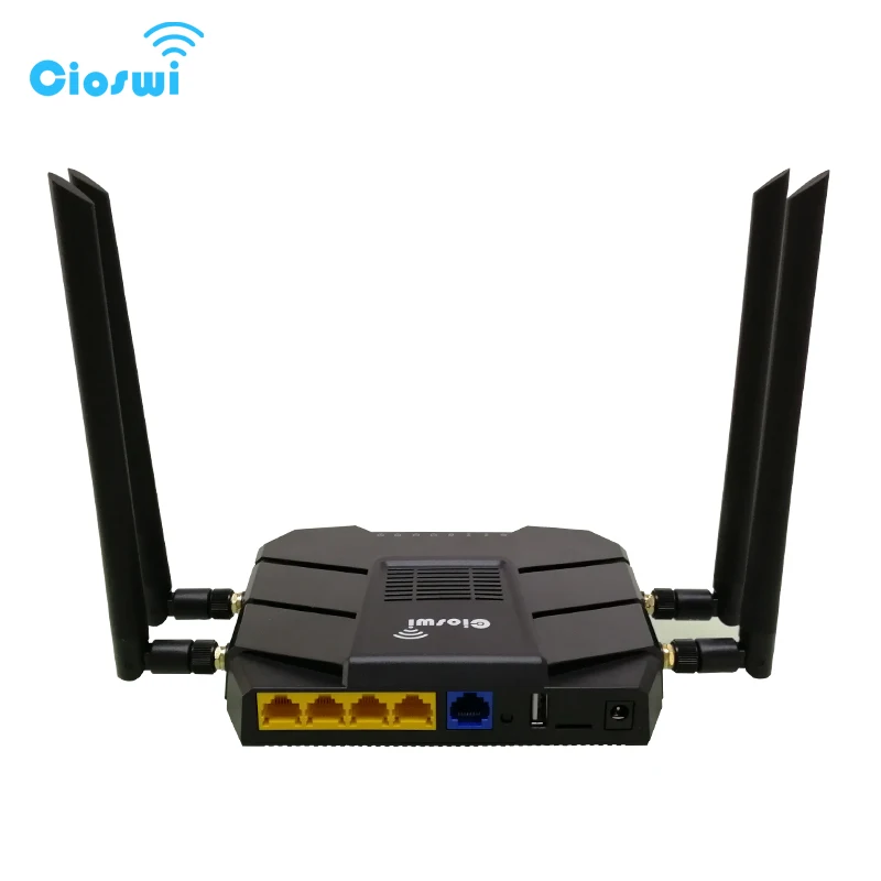 Wi Fi роутер CSW WR246 4g с гнездом для sim карты lte модем usb 802.11AC 1200 Мбит/с двухдиапазонный