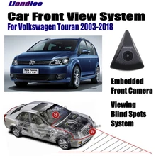 Liandlee For Volkswagen VW Touran 2003-2018 10 12 15 Front View Camera Car Screen Monitor 4.3