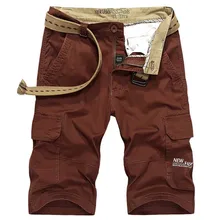 Новые модные летние для мужчин повседневное Boardshort промывают хлопковые пляжные шорты брюки карго шорты для женщин с свободного покроя с карманами мешковатые шорты Уличная