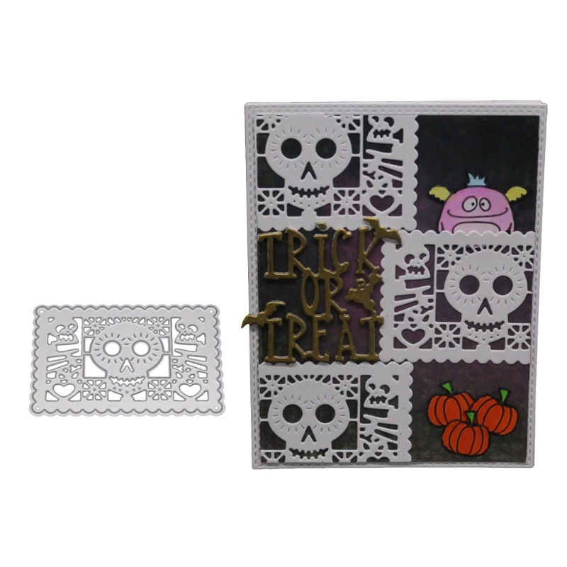 

Carbon Steel Skull Cutting Dies Stencil Scrapbooking Embossing Paper Card Home Decor Cutting Dies Scrapbooking
