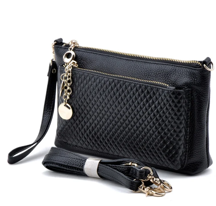 

2018 Genuine Leather Fashion Woman Handbag Women Clutch Bag Coin Purse Shoulder Bags Female Crossbody Bag Messenger Bags DC20