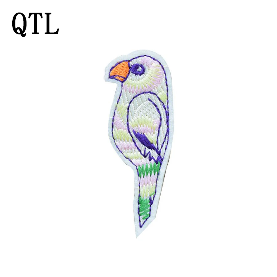 Diy Woodpecker patches for clothing iron embroidered patch applique iron on patches sewing