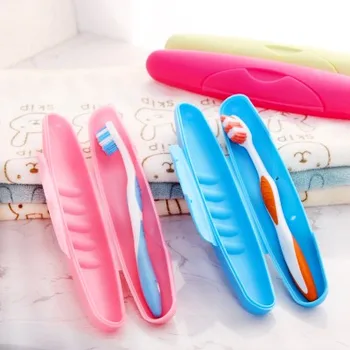 

Creative fashion portable toothbrush box travel dustproof sterile Toothbrush receive case 20.5*3cm