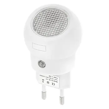 

LED Night Light 360Degrees Rotation Light Sense Auto Switch ON OFF Plug And Play For Babyroom Bedroom Bathroom Yard