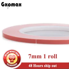 1x 7 мм* 20 м* 0,25 мм двухсторонний клей Теплопроводящая лента для полоса пропускания pcb с теплоотводом теплопередачи#2243