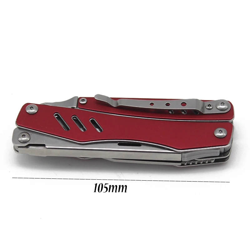 Cena 1 sztuka wysokiej jakości wielu szczypce do narzędzi szczypce do zdejmowania izolacji śrubokręt nożyczki przenośne Mini Survival Multitoo narzędzia ręczne