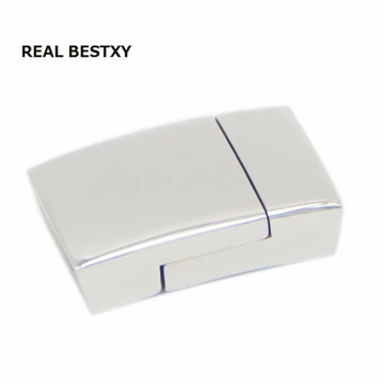 

REAL BESTXY 10pcs/lot low price wide magnet Jewellery clasp for classic leather bracelets components supplying