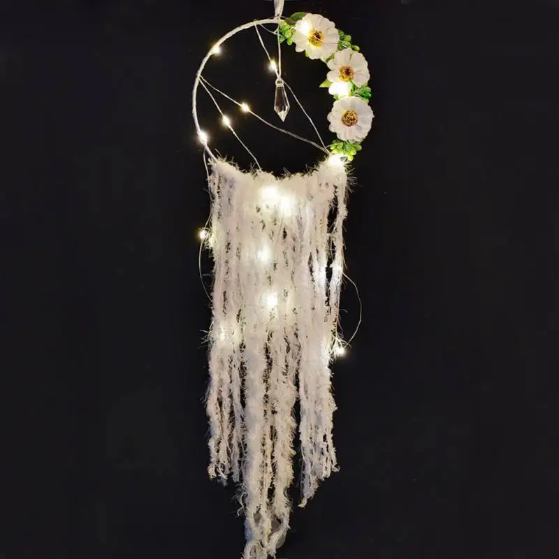 

Nordic Hanging Dream Catcher Ornament Handmade Dream Catcher Home Decoration for Kids Nursery Room Hanging Dreamcatcher