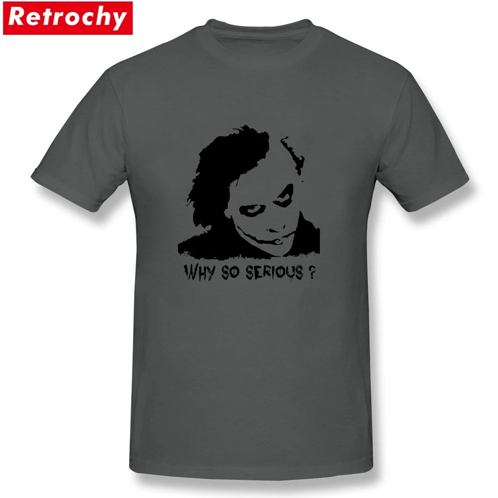 

Unique Guy Why So Serious The Joker T Shirt Short Sleeves Custom Cotton The Dark Knight Summer Graphic Tees for Mens XXXL