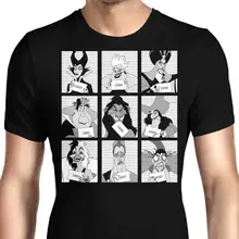 Злодеи, личность Малефисента Урсулы Джафар шрам Черная Футболка Король Лев для мужчин и женщин унисекс модная футболка