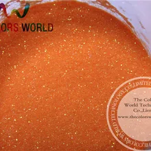 TCR54 Блестящий неоновый Радужный оранжевый цвет 0,2 мм 008 размер блестящий порошок для ногтей, тату и другие художественные украшения