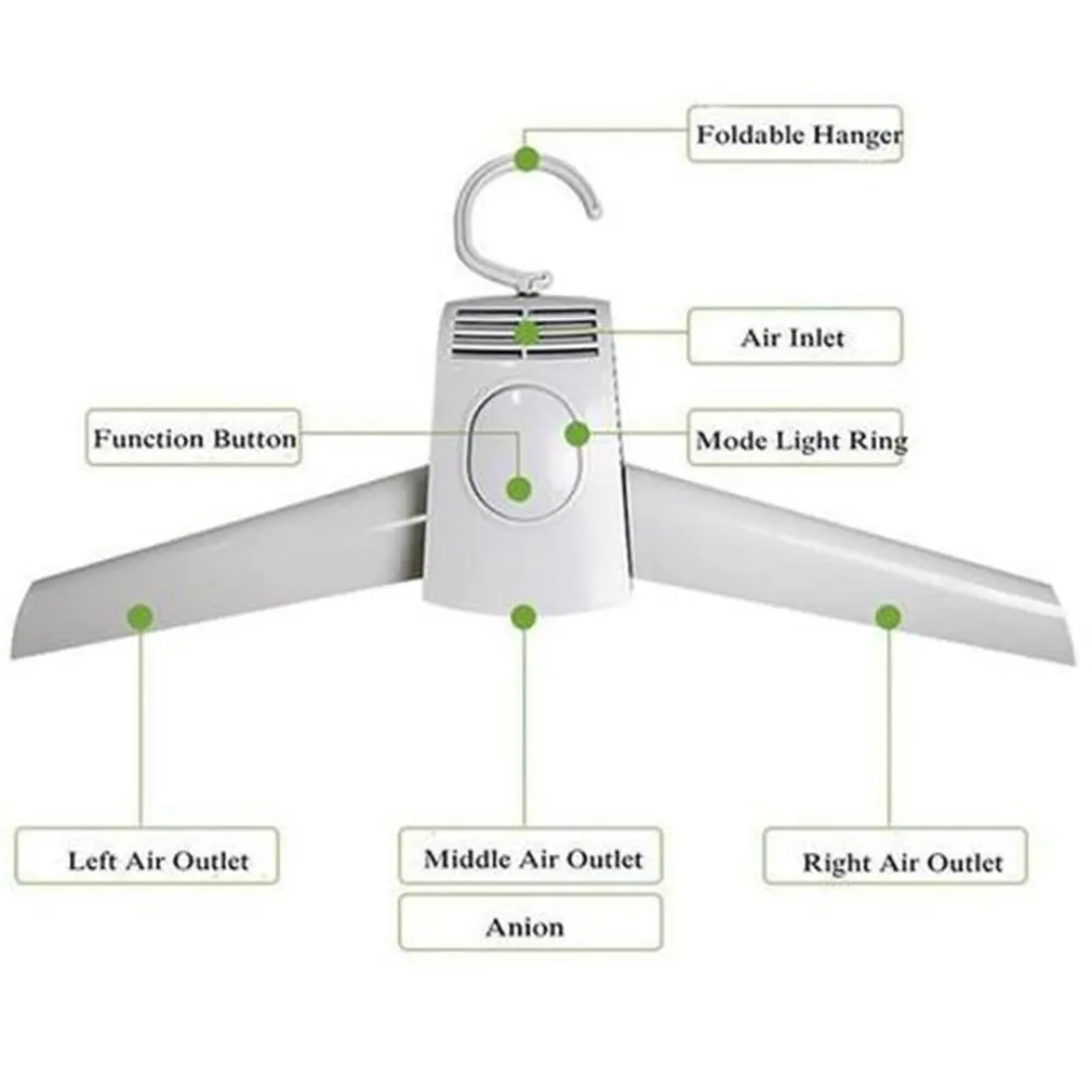 Портативная сушилка для одежды 150 W power Samrt электрическая сушилка для вещей электрическая вешалка для путешествий Складная сушилка для одежды