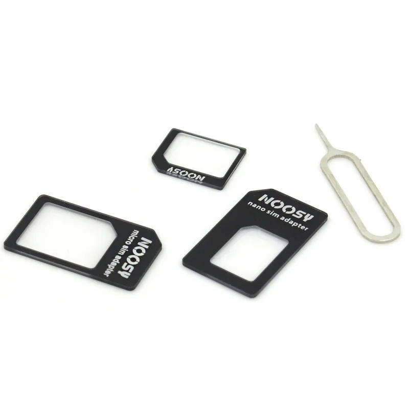 Cherie 4 в 1 Универсальный адаптер для sim карты с разъемом преобразования iPhone Xiaomi Huawei