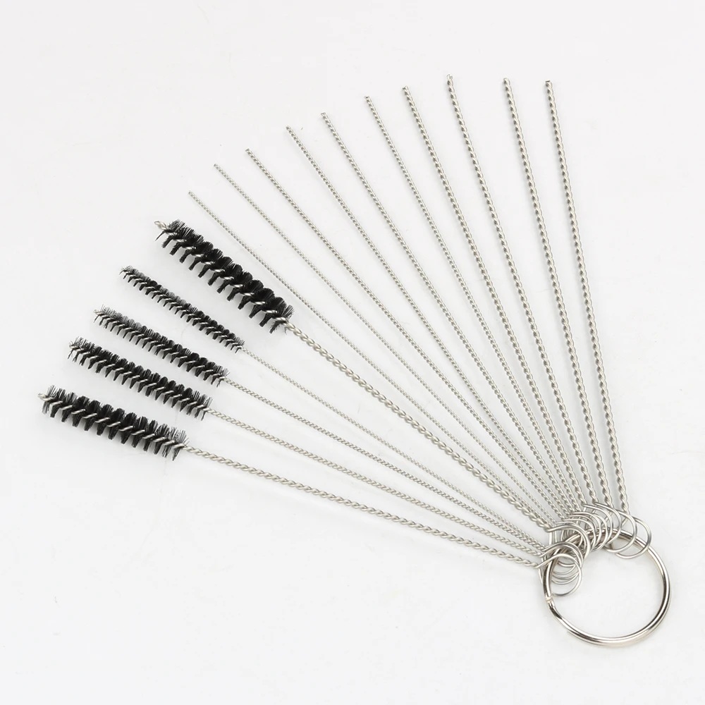 ATV Motorcycle Car Airbrush Dirt Jet Remove 10pcs Cleaning Needles 5pcs