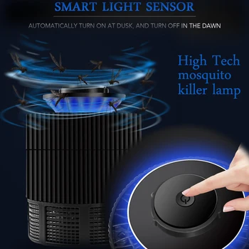 

2019 Mosquito killer USB electric mosquito killer Lamp Photocatalysis mute home LED bug zapper insect killer trap Radiationless